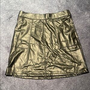 Maurice’s Faux Leather Black Skirt